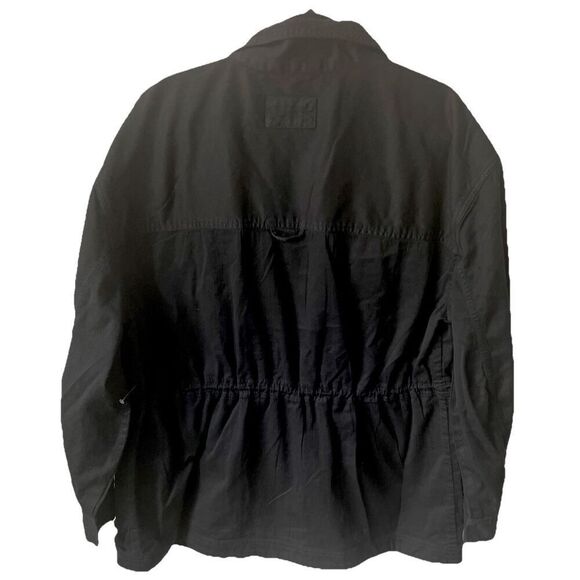 New Free People Arya Utility Jacket Womens Size Large Black - Picture 6 of 6